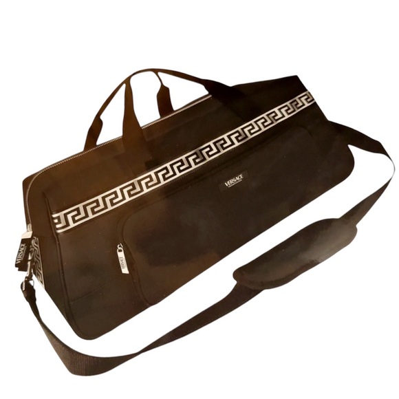 Popular Versace Overnight Weekend Duffle Bag - Color: Black ( BUY NOW!! ) - Picture 2 of 5